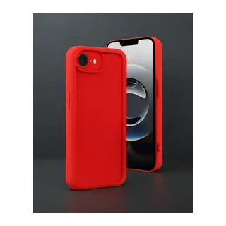 Apple İphone 16e Kılıf Viera Silikon - Kırmızı