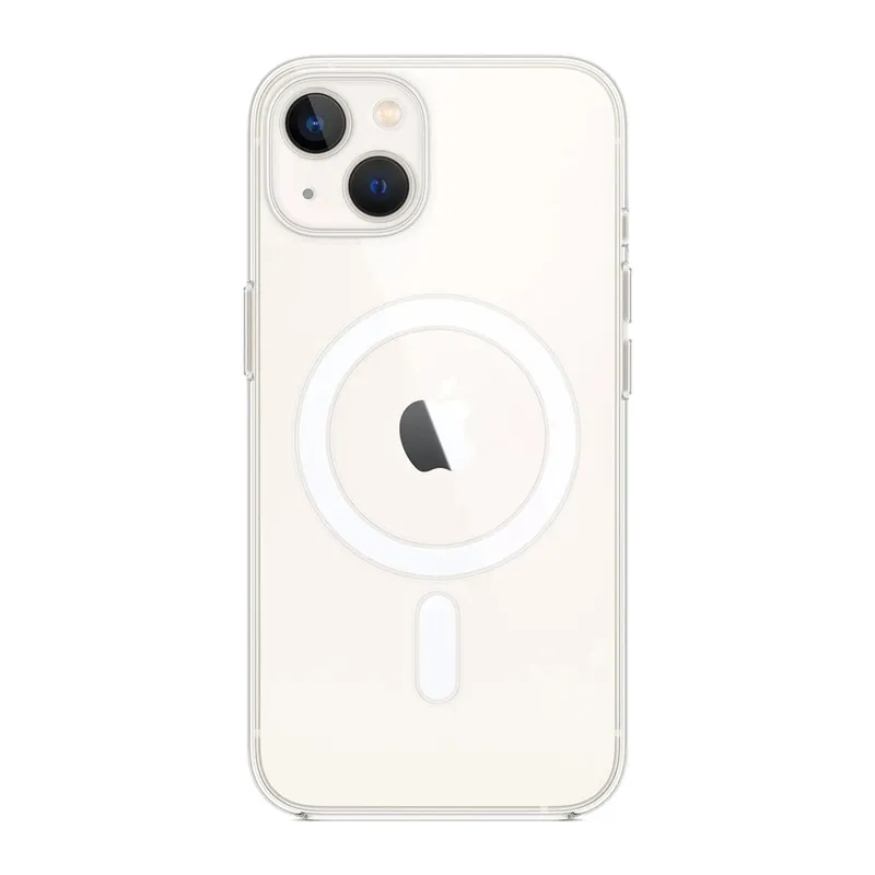 Apple iPhone 15 Kılıf Pc Real Magsafe Kapak - Şeffaf