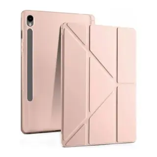 Samsung Galaxy Tab S10 FE Plus 13.1 Kalemlikli Mars Tablet Kılıfı - Rose Gold