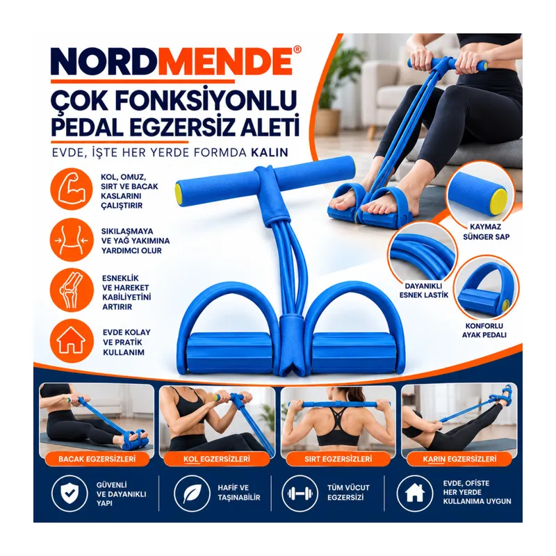 Body Trimmer jimnastik, mekik, kondisyon ve kürek hareketleri için çok amaçlı egzersiz aleti. Evde spor ve fitness çalışmalarınız için pratik ekipman.