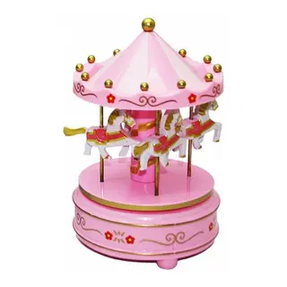 Music Box Carousel Müzikli Atlı Karınca