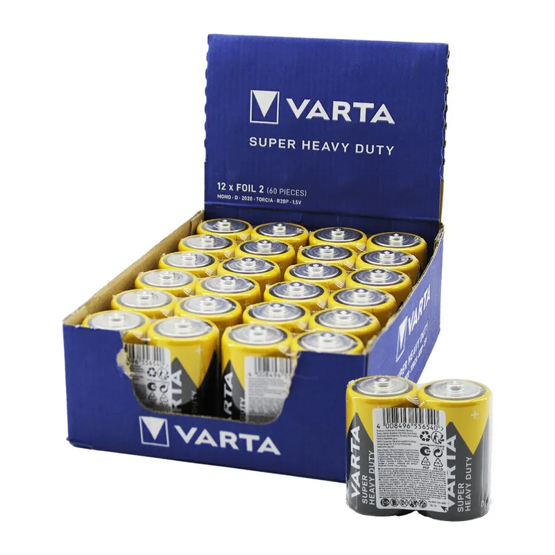 Varta Büyük Pil D 24PCS