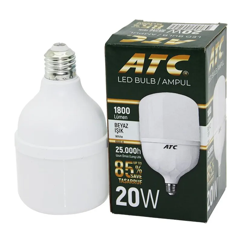ATC-LW-20W 20W E27 TORCH LED BULB AMPUL BEYAZ 1800 LÜMEN - 25.000h