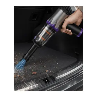 Taşınabilir Oto Süpürge 220W Turbo Güçlü Metal HEPA Filtreli Kablosuz Süpürge
