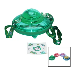 Ufo Modeli Renkli Mika Kristal Suluk Matara Pipetli - Taşıma Askılı 550ML (Herhangi Bir Renk Gönderilir)