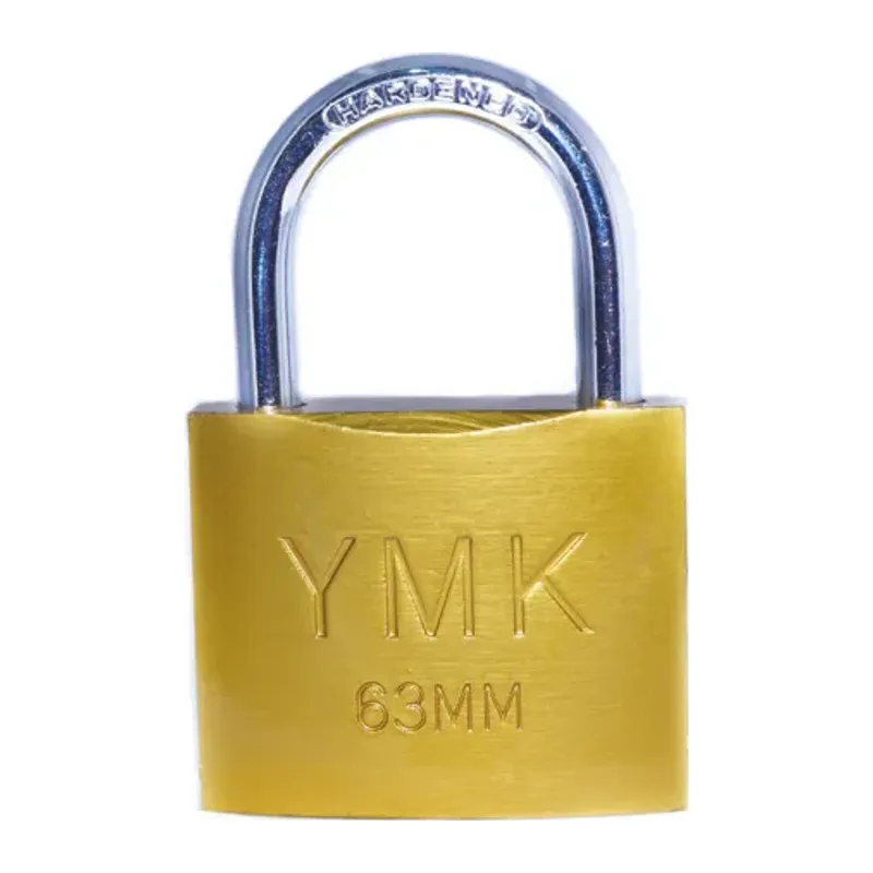 YMK Eko Sarı Boyalı Kısa Kancalı Asma Kilit 63mm