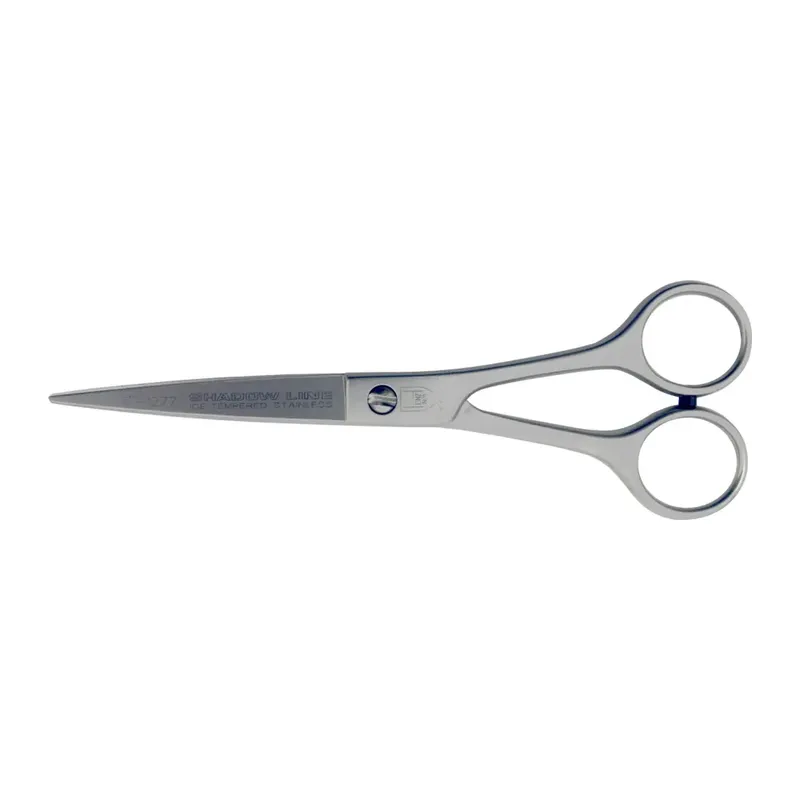 Shadow Line-1278 M-538 Metal Saplı Düz Saç Makası No: 6 inç / 15,24 cm - Paslanmaz Çelik