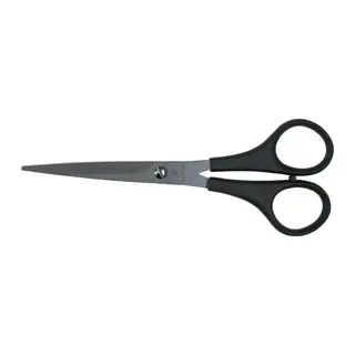 2215 M-528 Plastik Saplı Düz Makas No: 6 inç / 15,24 cm - Paslanmaz Çelik