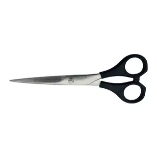 2217 M-525 Plastik Saplı Balık Sırtı Makas No: 6 inç / 15,24 cm - Paslanmaz Çelik