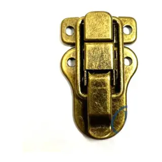 Sandık, Kutu Klipsi, Ön Kilidi - 48x30mm, Antik, 1 Adet