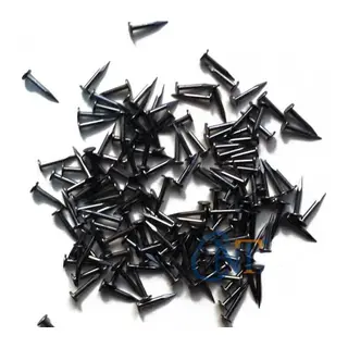Klips, Menteşe, Ayağı Çivisi 9mm Çelik - Siyah 10gr