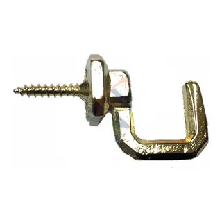 Vidalı Kanca, Askı Büyük - 15x23mm, Sarı - 100 Adet