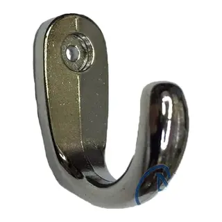 Büyük Tekli Fincan Askı, Dekor Askısı - Nikel, 100 Adet, 12x23x30 mm