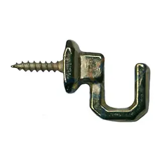 Vidalı Kanca, Askı Küçük - 15x18mm, Sarı - 100 Adet