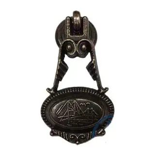 Dekoratif Zamak Sarkaç Küçük Kulp - 30x63mm, Eskitme, 1 Adet