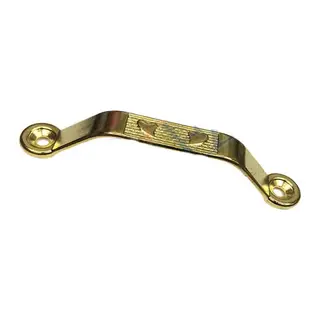 Dekoratif Zamak Kulp Dıştan - 64mm, Sarı, 100 Adet