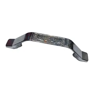 Dekoratif Zamak Kulp İçten - 64mm, Nikel, 100 Adet