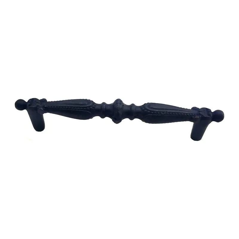Antika Tarz Dekoratif Pirinç Yeni Sütun Mobilya Kulbu - 192mm, Oksit