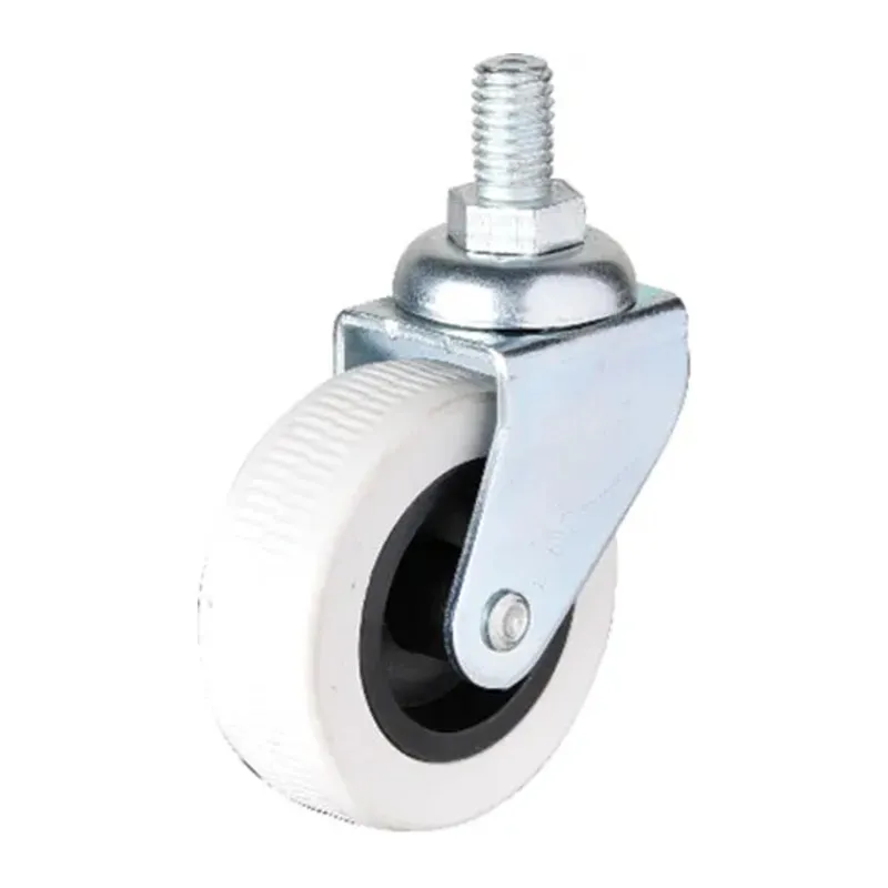 322 - 50x20 mm Gri Vidalı Teker 4 Adet