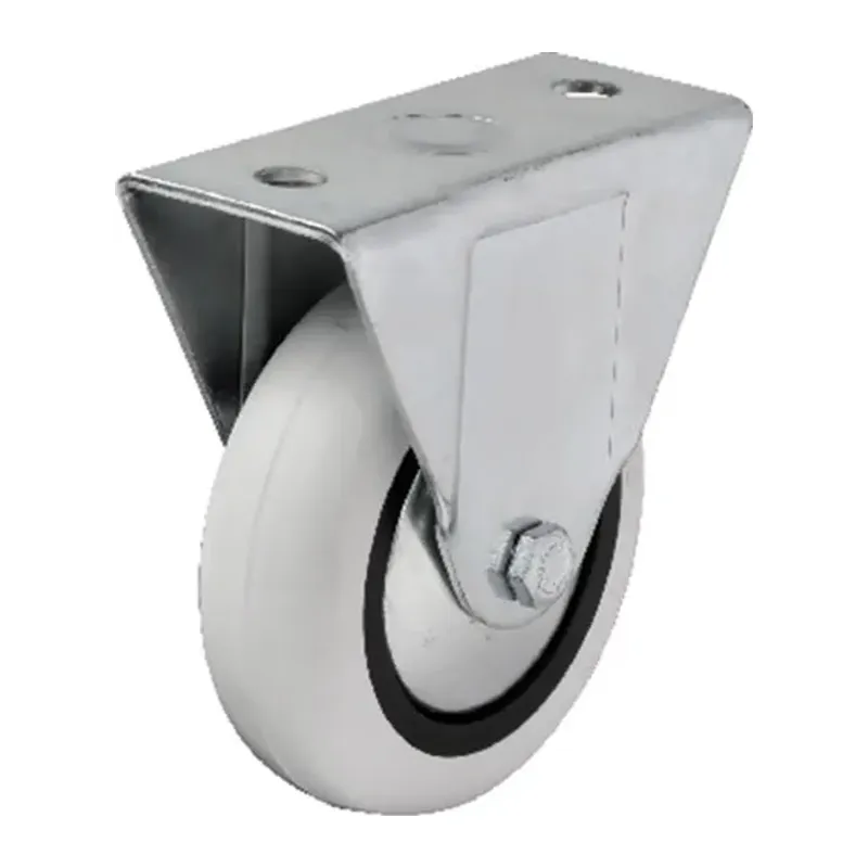 355 - 75x25 mm PVC Makaralı Sabit Teker 4 Adet