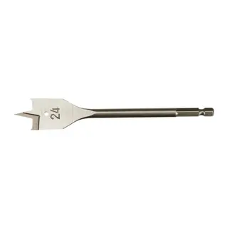 Yaprak Tip Ahşap Matkap Ucu 22x405mm - HEX Saplı