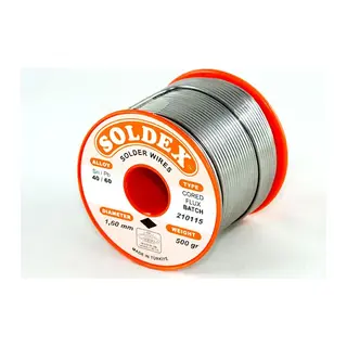 40-60 Lehim Teli 500 Gr 1.6 mm- Sn:40 / Pb:60