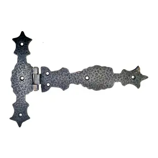 Antika Tarz Dekoratif Pirinç Kuyruklu Zambak Menteşe - 175x248 mm, Oksit