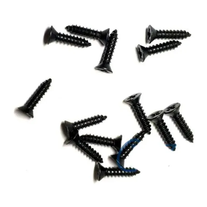 Klips, Menteşe, Ayak, Ağaç, Sunta Vidası 2,2x9,5mm - Siyah 100 Adet