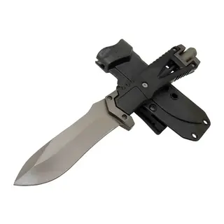 Zero Error Tactical 7 40 Siyah Outdoor Bıçak 27cm - Siyah Sap, Magnezyum Çubuklu, Kılıflı
