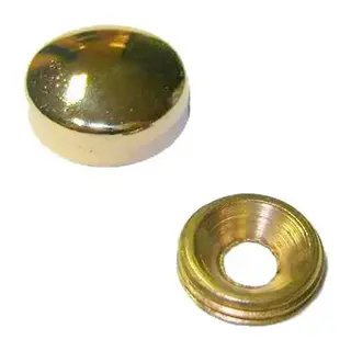 Vida Kapama Kapağı 15 mm, Sarı - 10 Adet