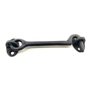 Antika Tarz Dekoratif Pirinç Maymuncuk Çengeli - 13cm, Oksit