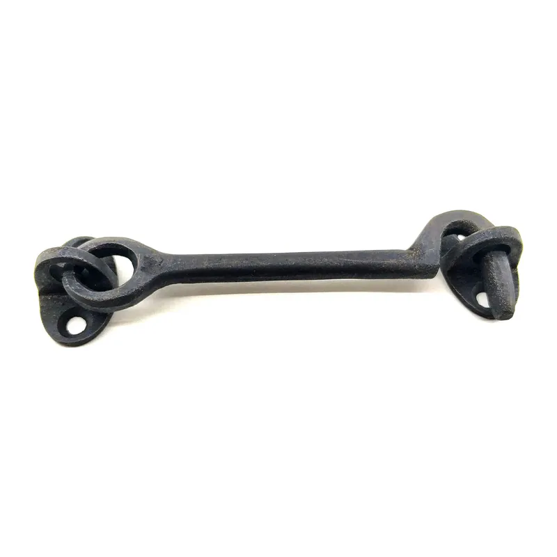 Antika Tarz Dekoratif Pirinç Maymuncuk Çengeli - 13cm, Oksit