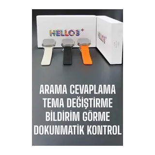 Akıllı Saat Yeni Nesil Sesli Asistan Uyku ve Sağlık Takibi Adımsayar