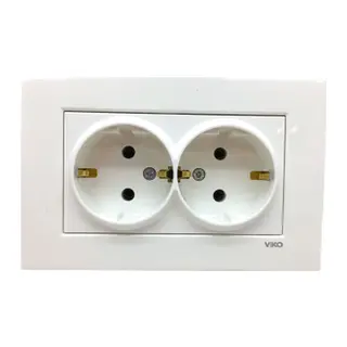 Karre 2Lİ Topraklı Priz