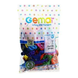 10 İnç - 26CM Karışık Renkli Baskılı Balon