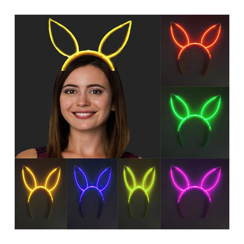 Karanlıkta Yanan Fosforlu Glow Taç 6 Renk 6 Adet