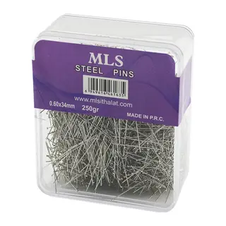 Toplu İğne 0.60X34MM 250GR Şeffaf Mika Kristal Pls.kutulu Ambalaj