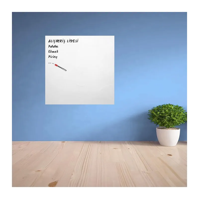 Ders Çalışma Yazı Tahtası Manyetik Mıknatıslı Duvar Stickerı