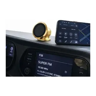 Metal Telefon Tutucu Torpidoya Yapışan Mıknatıslı