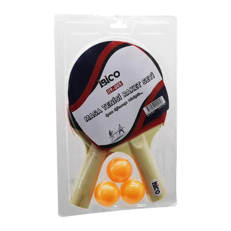 Masa Tenisi Pinpon Raket Seti 2PCS Raket - 3PCS Top