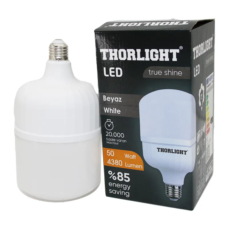 Thorlıght 50W E27 Torch T-shape Beyaz Led Ampul T-50B