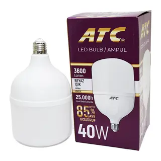 40W Torch Led Bulb Ampul Beyaz E27