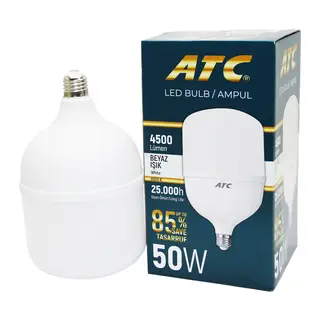 50W Torch Led Bulb Ampul Beyaz E27