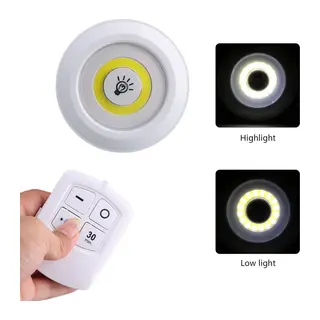 Uzaktan Kumandalı Yapışkanlı 3’lü Led Spot Lamba