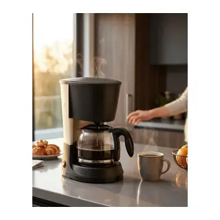 12 Fincan Filtre Kahve Makinesi 1.2 Litre Damlatmaz Sistem Kahve Makinesi