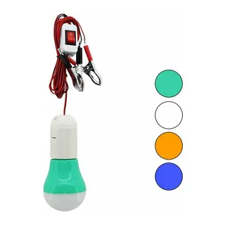 Seyyar - Led Lamba Akü Takviye Kablolu= 4MT 12V - 5W
