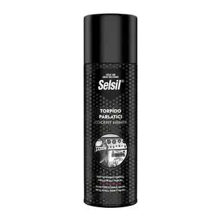Selsil Oto - Araç Torpido Parlatıcı Sprey 200ML Hoş Kokulu - Parlak - Toz Tutmayan Formül