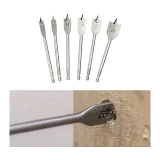 6 Parça Tahta Ahşap Oyma Yaprak Matkap Ucu Seti