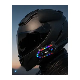 6. Bluetooth 5.3 Kask İçi Intercom Kulaklık IPX6 Suya Dayanıklı Tasarım