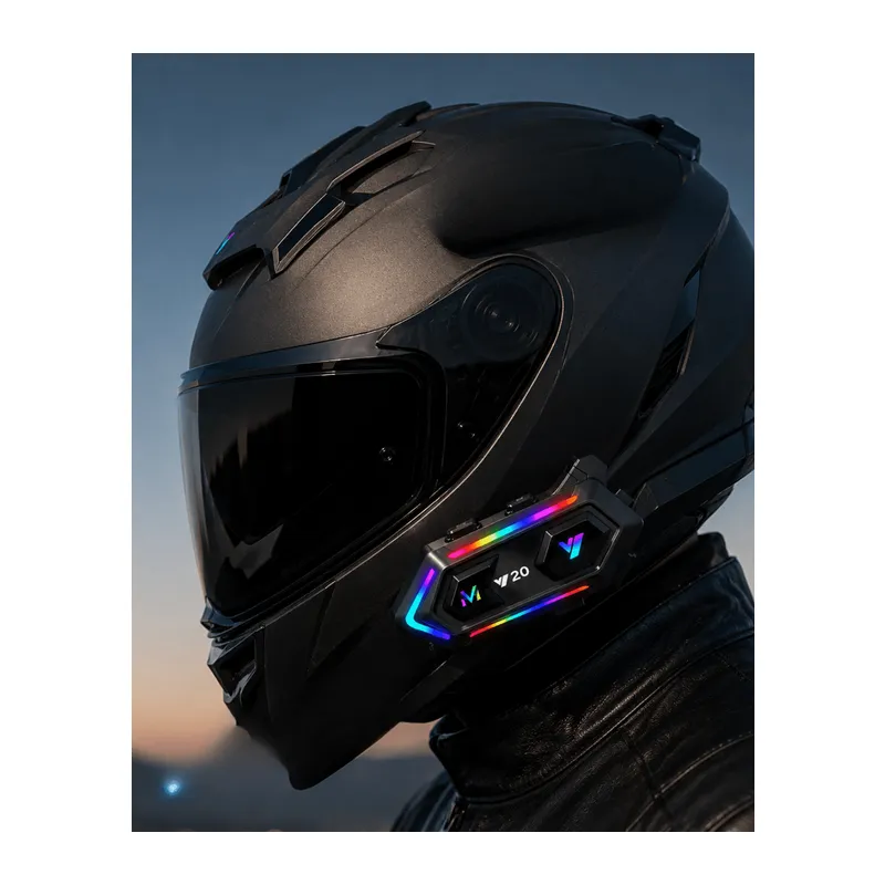 6. Bluetooth 5.3 Kask İçi Intercom Kulaklık IPX6 Suya Dayanıklı Tasarım